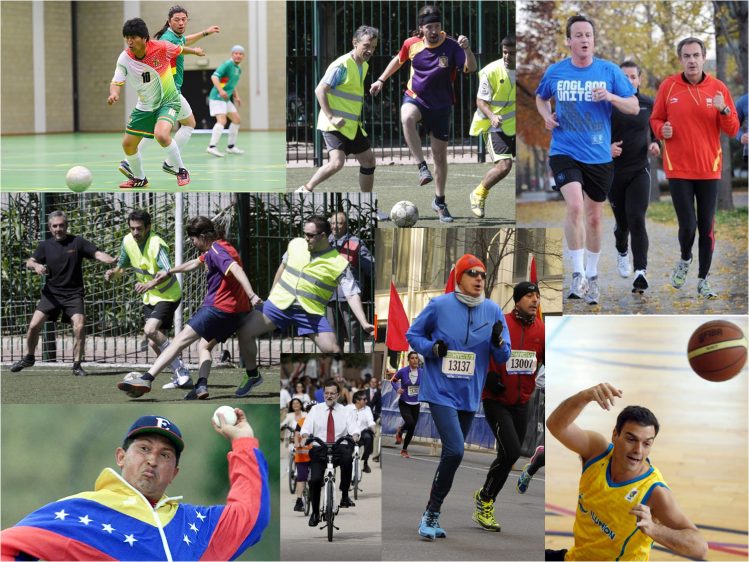 Politicos regateando